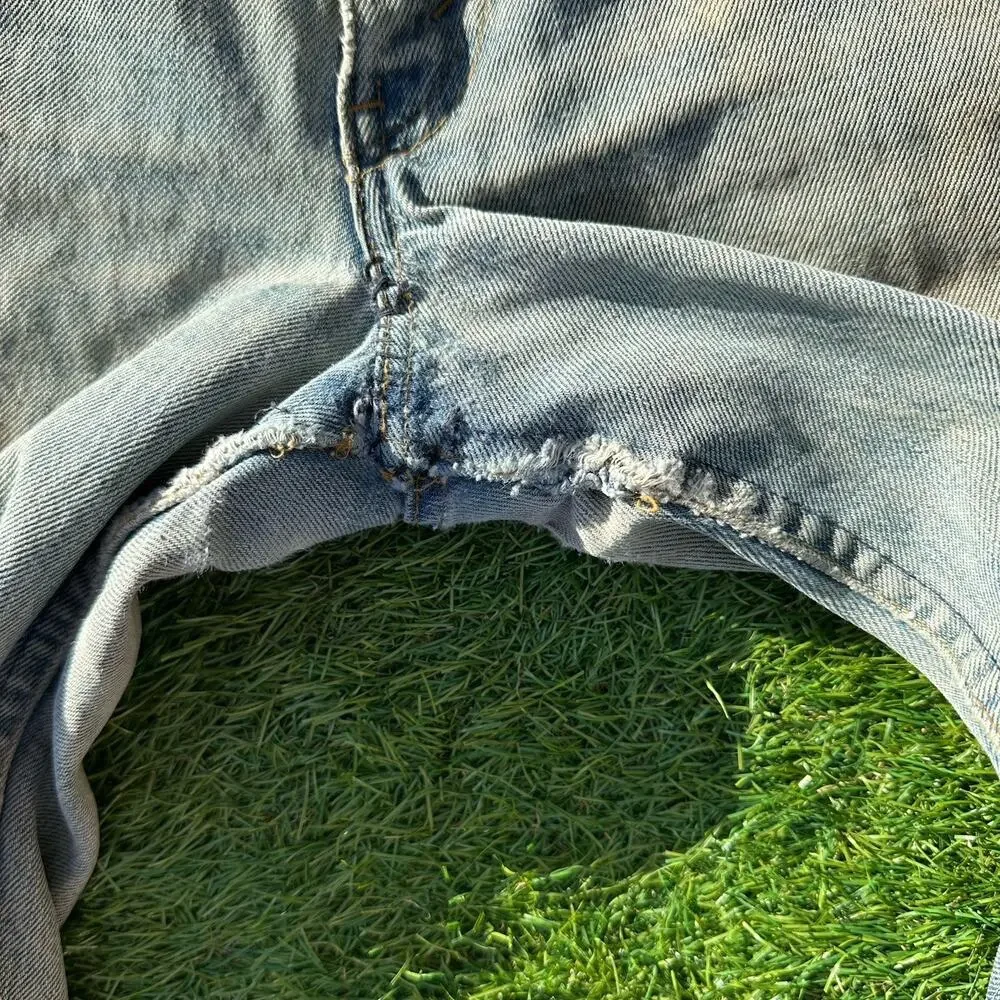 Levis Jeans Orange Tab‎ Size 31 x 28.5 Bell Bottom Flare Blue Flawed